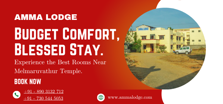 Budget Comfort, Blessed Stay. Experience the Best Rooms Near Melmaruvathur Temple.